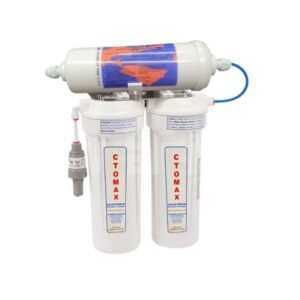 CTO Max Twin Under Sink Water Filter – Chlorine & Fluoride Removal for Hard Water