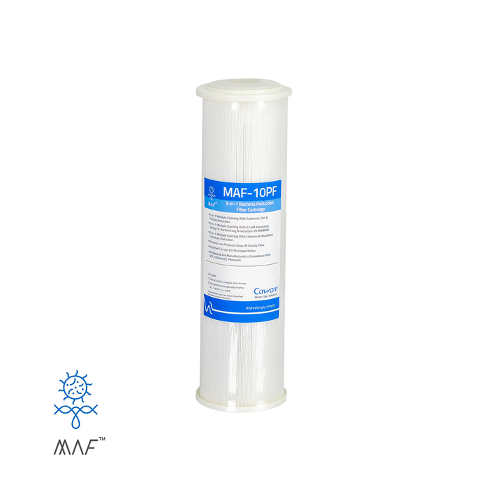 Caware 0.1 Micron 3 in 1 Sediment Chemical Bacteria Reduction Filter