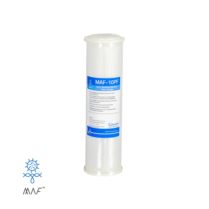 Caware 0.1 Micron 3in1 Sediment, Chemical + Bacteria Reduction Filter