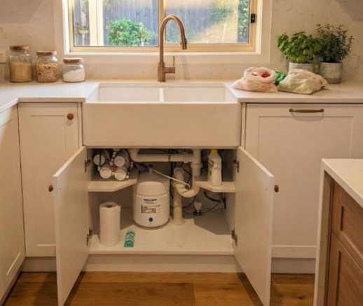 Compact Reverse Osmosis Water Filter under sink