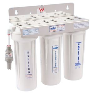 Doulton Triple Under Sink Water Filter with Sediment/Fluoride/Chlorine Removal