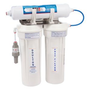 Doulton Triple Undersink Water Filter with Alkaliser Rain Water Tank Filter