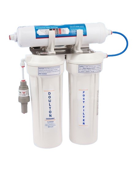 Doulton Triple Undersink with Alkaliser Rain Water Tank Filter