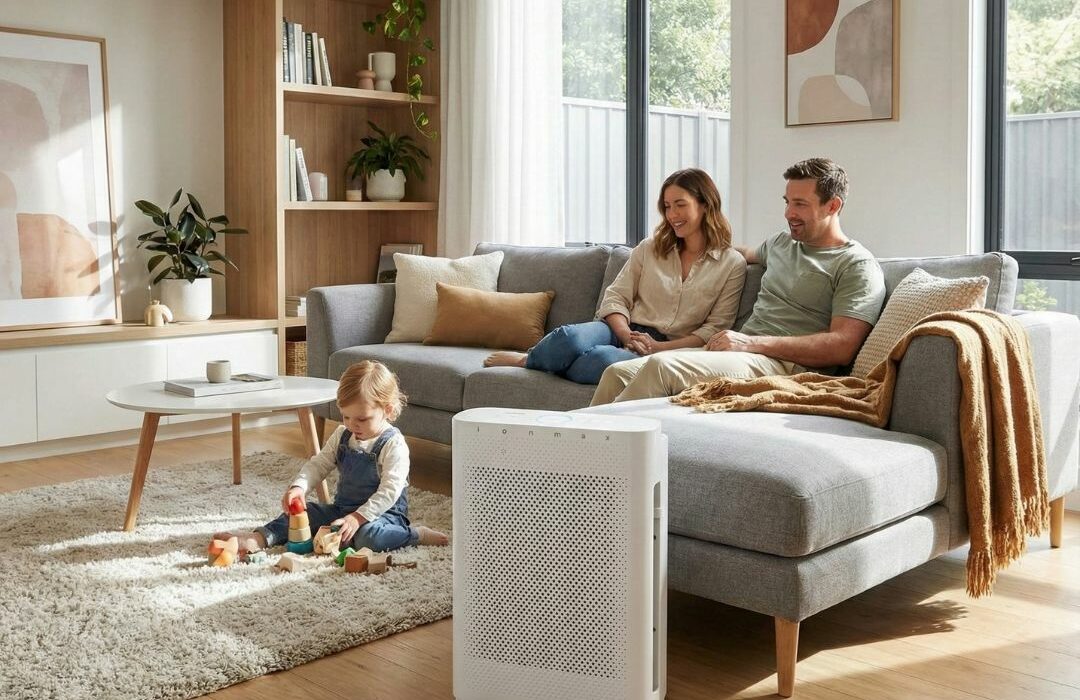 Family with Ionmax Breeze Plus Hepa Air Purifier
