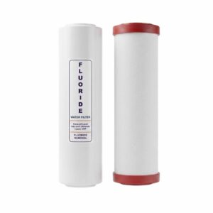 Twin Water Filter Fluoride Removal Replacement Filter Set