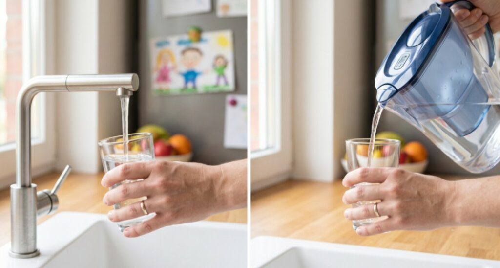 Fluoride vs fluoride-free water