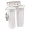 Housing for Twin Undersink Water Filter System 9" Housing for Twin Undersink Water Filter System 9"