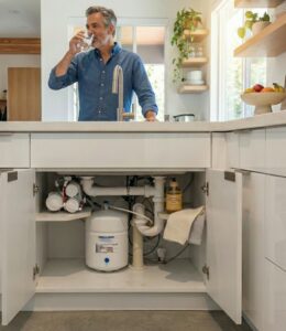 Reverse osmosis water filter 3 stage