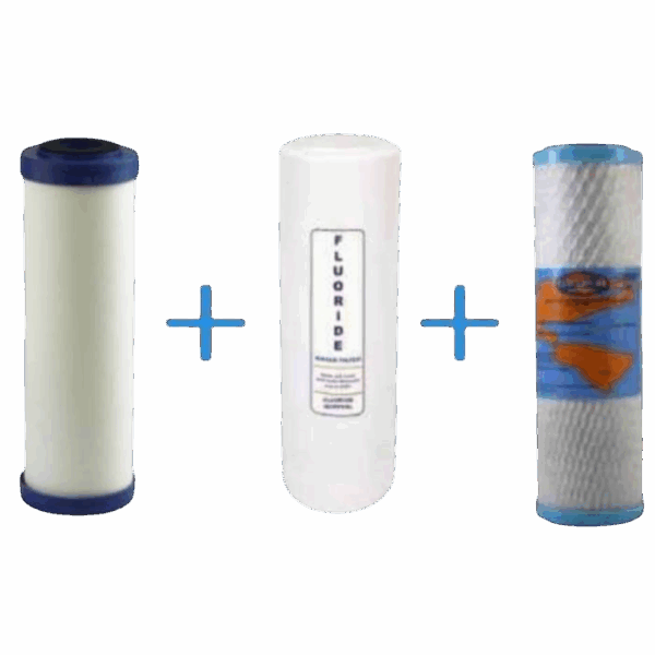 Triple US Replacement Filter Set for Chloramine with Sentry Triple US Replacement Filter Set for Chloramine with Sentry