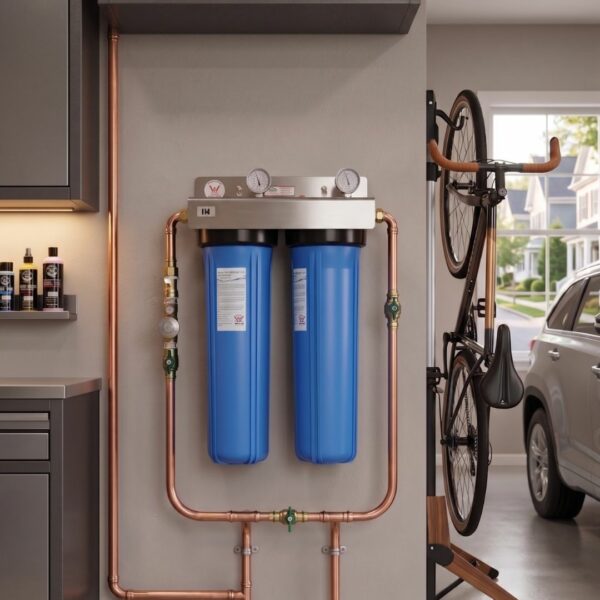 Twin Home Filter Garage installation
