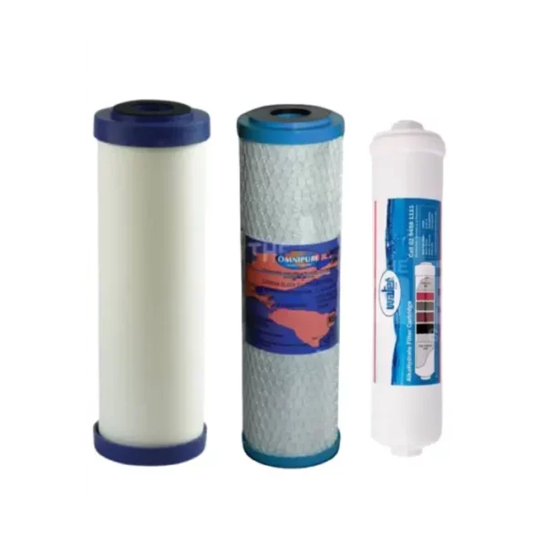 Twin Undersink Rainwater Replacement Filter Set with Alkaliser 2.5 Inch II Twin Undersink Rainwater Replacement Filter Set with Alkaliser 2.5 Inch II