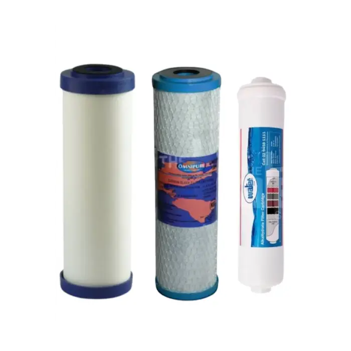 Twin Undersink Rainwater Replacement Filter Set with Alkaliser 2.5 Inch II Twin Undersink Rainwater Replacement Filter Set with Alkaliser 2.5 Inch II