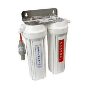 Aragon Twin Under Sink Water Filter – Rain & Bore Guard
