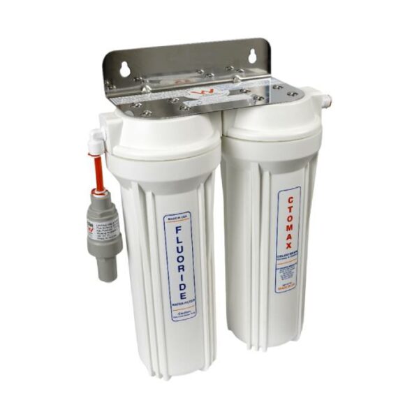 Twin Undersink Water Filter with Double Fluoride Removal