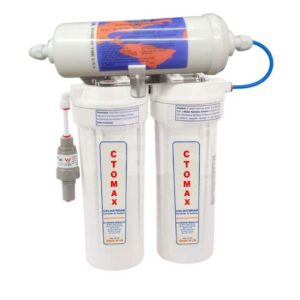 CTO Max Twin Under Sink Water Filter with Fluoride Removal for Hard Water