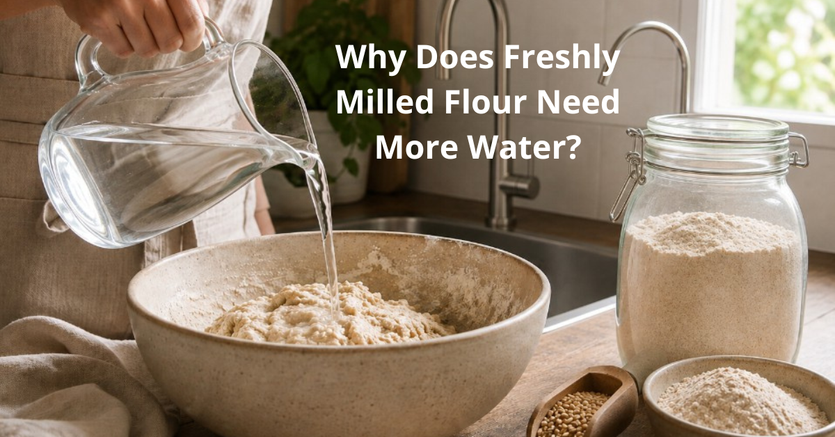 Read more about the article Why Does Freshly Milled Flour Need More Water?