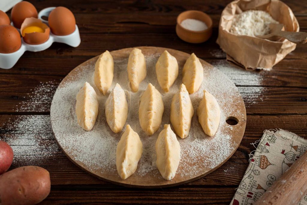 Baked goods made with flour from a home grain mill