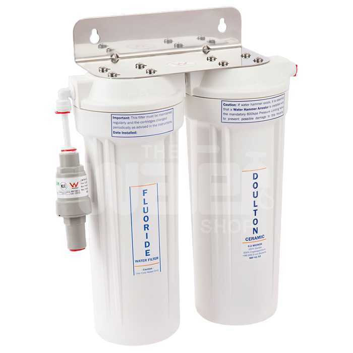 Doulton Twin Under Sink Water Filter with fluoride removal