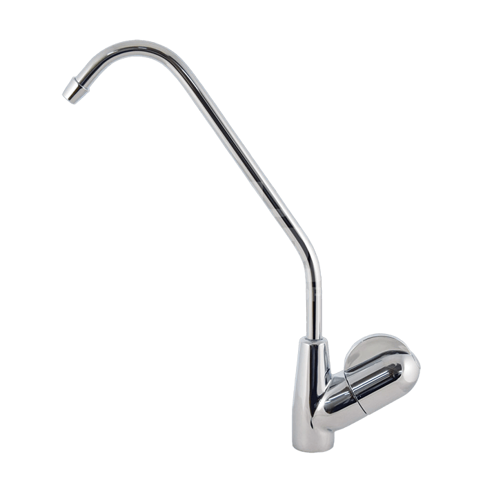 Chrome Fin Faucet with Long Reach