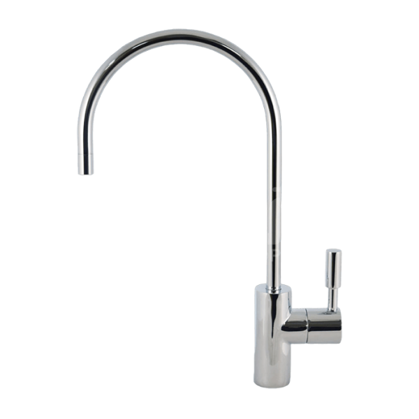 Chrome Mode Faucet with High Loop