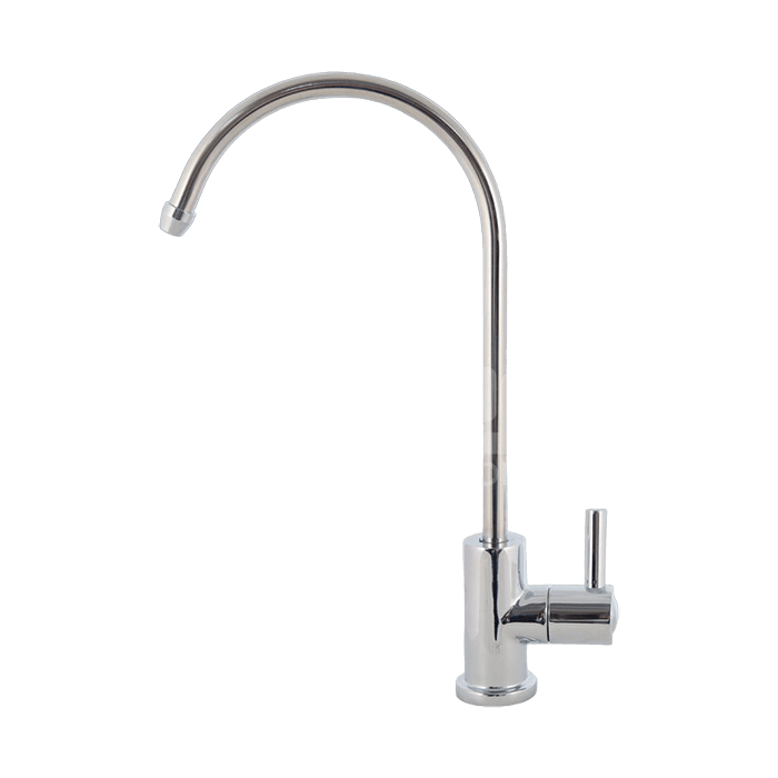 Chrome Retro Faucet with High Loop and Long Reach