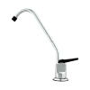 Chrome Spring Loaded Faucet with Black Lever Chrome Spring Loaded Faucet with Black Lever